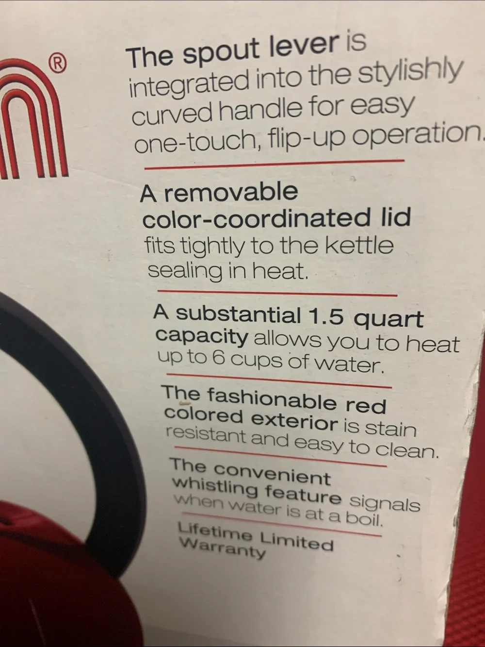 LMT: Circulon Circles 1.9L Kettle - Red
